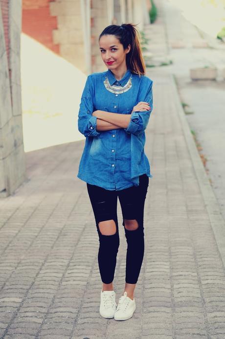 LOOK CON CAMISA VAQUERA LOOK CON CAMISA VAQUERA