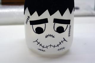 Como hacer un Frankestein que brilla en la oscuridad Como hacer un Frankestein que brilla en la oscuridad