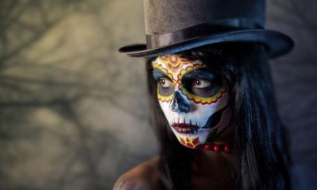 ¿Sabes que es una Catrina? Maquillaje perfecto para Halloween, sin herir la sensibilidad! Sugar skull girl in tophat