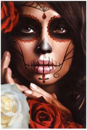 ¿Sabes que es una Catrina? Maquillaje perfecto para Halloween, sin herir la sensibilidad! maquillaje-de-catrina-para-halloween4