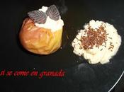Manzanas asadas microondas