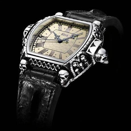 This watch looks like Big Ben from a nightmare. What looks like a Halloween holiday watch is actually the newest luxury timepieces from Daniel Strom, son of watch maker Armin Strom