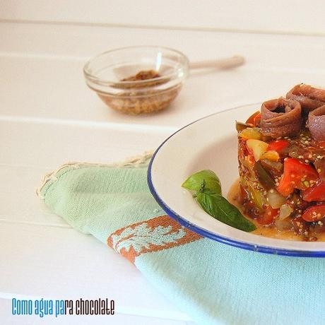TARTAR DE TOMATES DE COLORES CON ANCHOAS {COLOR Y SABOR}