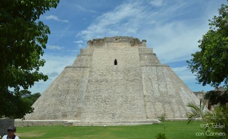 Ruinas de Uxmal, viajando de Campeche a Mérida.