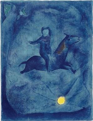 Marc Chagall - Mounting the Ebony Horse