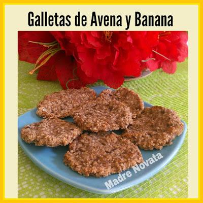 Galletas de Avena y  Banana