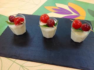 SOPA FRÍA DE MELÓN, MENTA Y VIRUTA DE JAMÓN