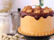 Layer cake chocolate, café baileys