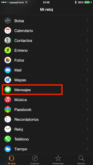 Cómo se puede añadir respuestas personalizadas en el Apple Watch APPLE WATCH