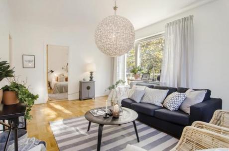 Un perfecto Home staging Sofa azul