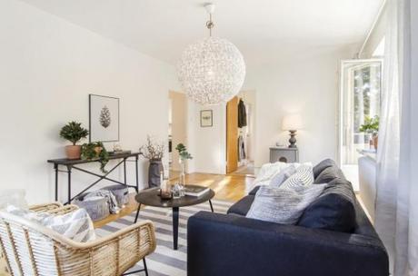 Un perfecto Home staging Salon sin televisor