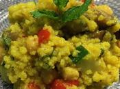 Cous cous verduras garbanzos.