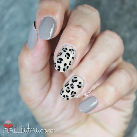 Uñas de animal print leopardo paso a paso Uñas de leopardo animal print paso a paso
