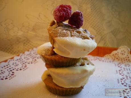 Bocaditos de calabaza con chocolate blanco y nueces