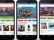 rediseñada Google Play empieza llegar celulares