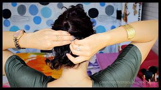 Recogido para pelo rizado corto