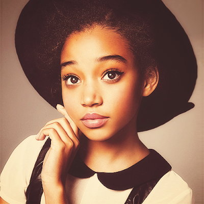 La bella jovenzuela, Amandla Stenberg , cumple 17 años