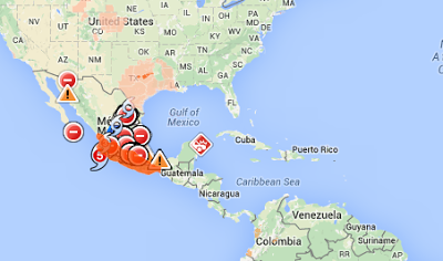 El huracán Patricia, el más fuerte jamás registrado [+ gráfico interactivo]