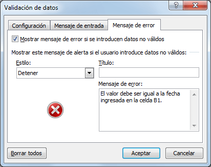 Cómo Validar las Fechas en Excel