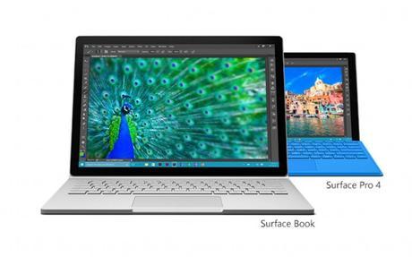 Surface Book y Surface Pro 4