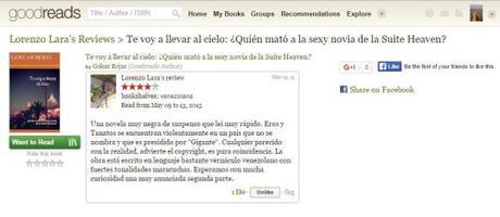 Lorenzo Lara: Una novela muy negra de suspenso que leí muy rápido lorenzo