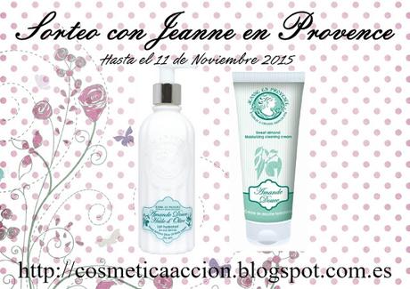 ¡SORTEO de un kit de productos de la gama de Almendra Dulce de JEANNE EN PROVENCE!