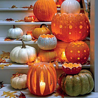 Ideas para adornar la casa en Halloween     /      Ideas for decorating the house for Halloween: