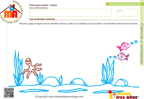 Los animales marinos 1 – Ciencia y ambiente 3 años