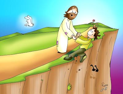 Sácame del borde del camino y ayúdame a caminar