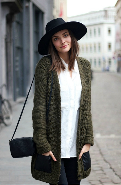 STREET STYLE INSPIRATION; HATS IN AUTUMN.-