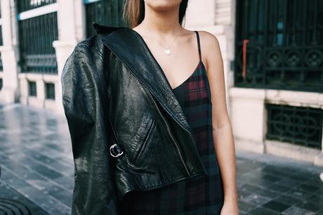 Polo_Ralph_Lauren-Valencia-Checked_Dress-Biker_Jacket-High_Boots-BRand_Ambassador-6