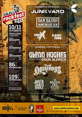Dan Baird & Homemade Sin + Junkyard - 10-10-2015 - Calella Rock Festival