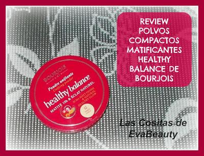 Review Polvos Compactos Matificantes Healthy Balance de Bourjois.