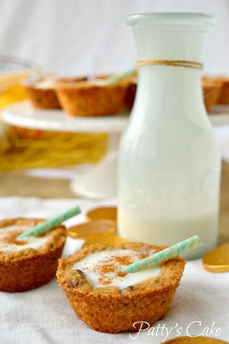 Vasitos de galletas con leche merengada para El Gato con Botas #UnaGalletaUnCuento