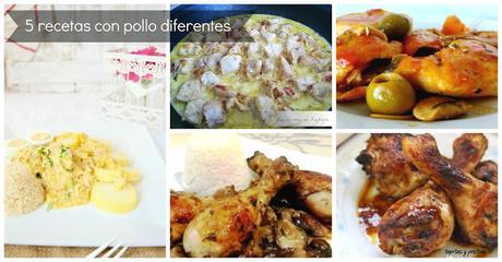 5 recetas de pollo diferentes