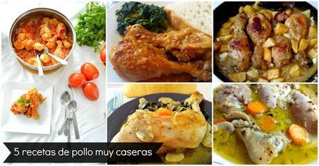 5 recetas de pollo diferentes