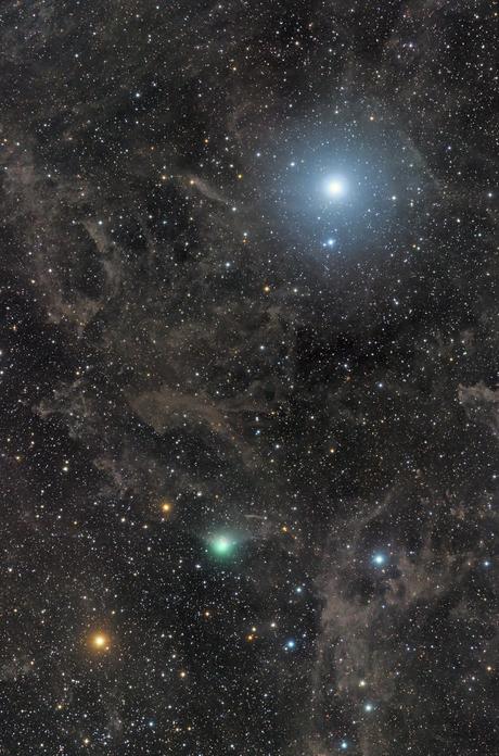 Polaris y el cometa Lovejoy