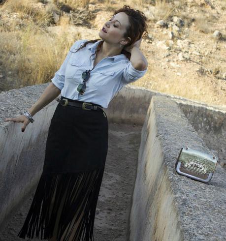 Combinando Falda de Flecos-Combining Friged Skirt