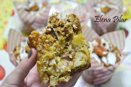 Muffins de coffee cake de manzana