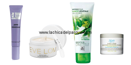 Poros dilatados: como combatirlos sin morir en el intento pore-almay-eve-lom-mask-yves-rocher-rare-earth-kiehls