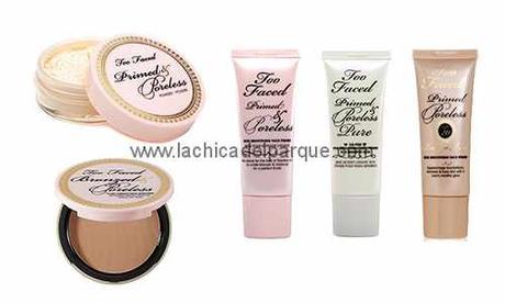 Poros dilatados: como combatirlos sin morir en el intento primed poreless too faced linea completa