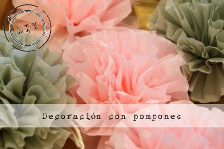 Pompones y mas pompones para decorar todo tipo de saraos