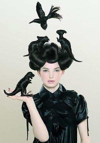 El peinado dinosauriano de Nagi Noda