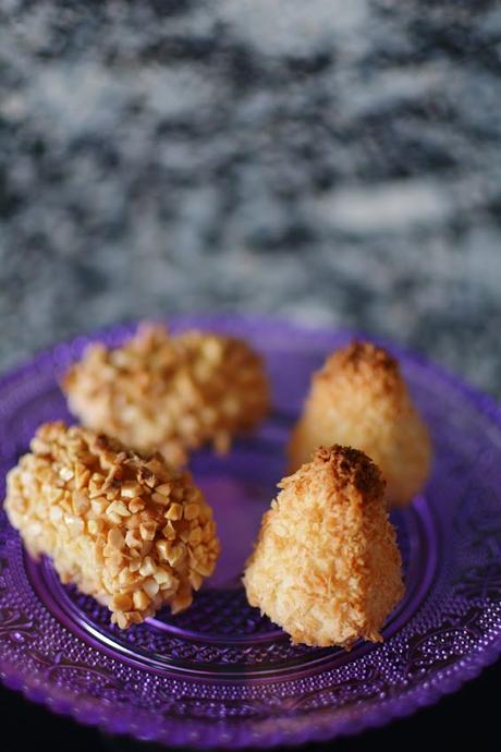 Panellets de almendra y de coco