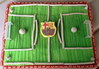 TARTA CHUCHES FÚTBOL y FELIZ CUMPLEAÑOS