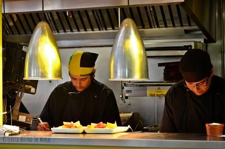 Cocineros del Wahaca en Londres