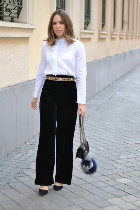 Black Velvet Pants