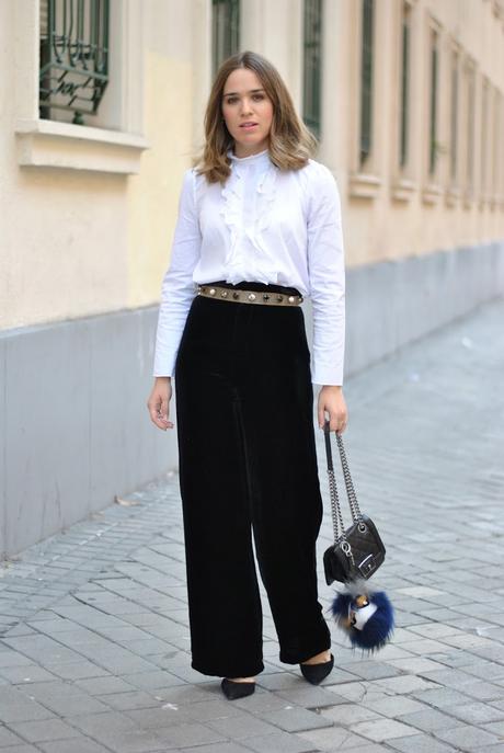 Black Velvet Pants