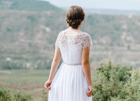 Recogido de novia con trenzas