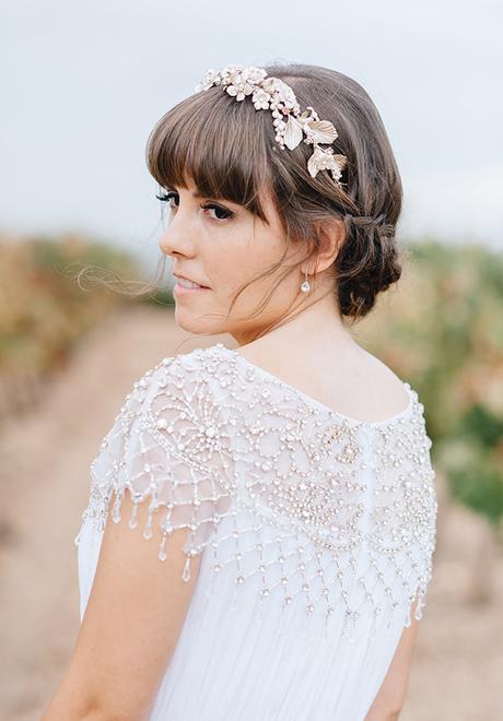 Recogido de novia con trenzas